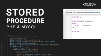 What is Stored Procedure in MYSQL